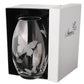 Butterfly Vase - Luxury Hand Blown Glass Vase - Etched Butterflies on Clear Glass - Satin Gift Box - 9.1 in (23 cm)