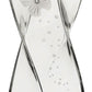 Butterfly Vase - Luxury Hand Blown Glass Vase - Crystal from Swarovski & Etched Butterfly, Clear Glass - 11.8 in (30 cm)